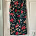 Vintage Talbots floral maxi-pencil 100% cotton skirt - Size 10