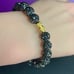 18k real gold pixiu charm Swarovski Crystal bracelet