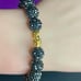 18k real gold pixiu charm Swarovski Crystal bracelet