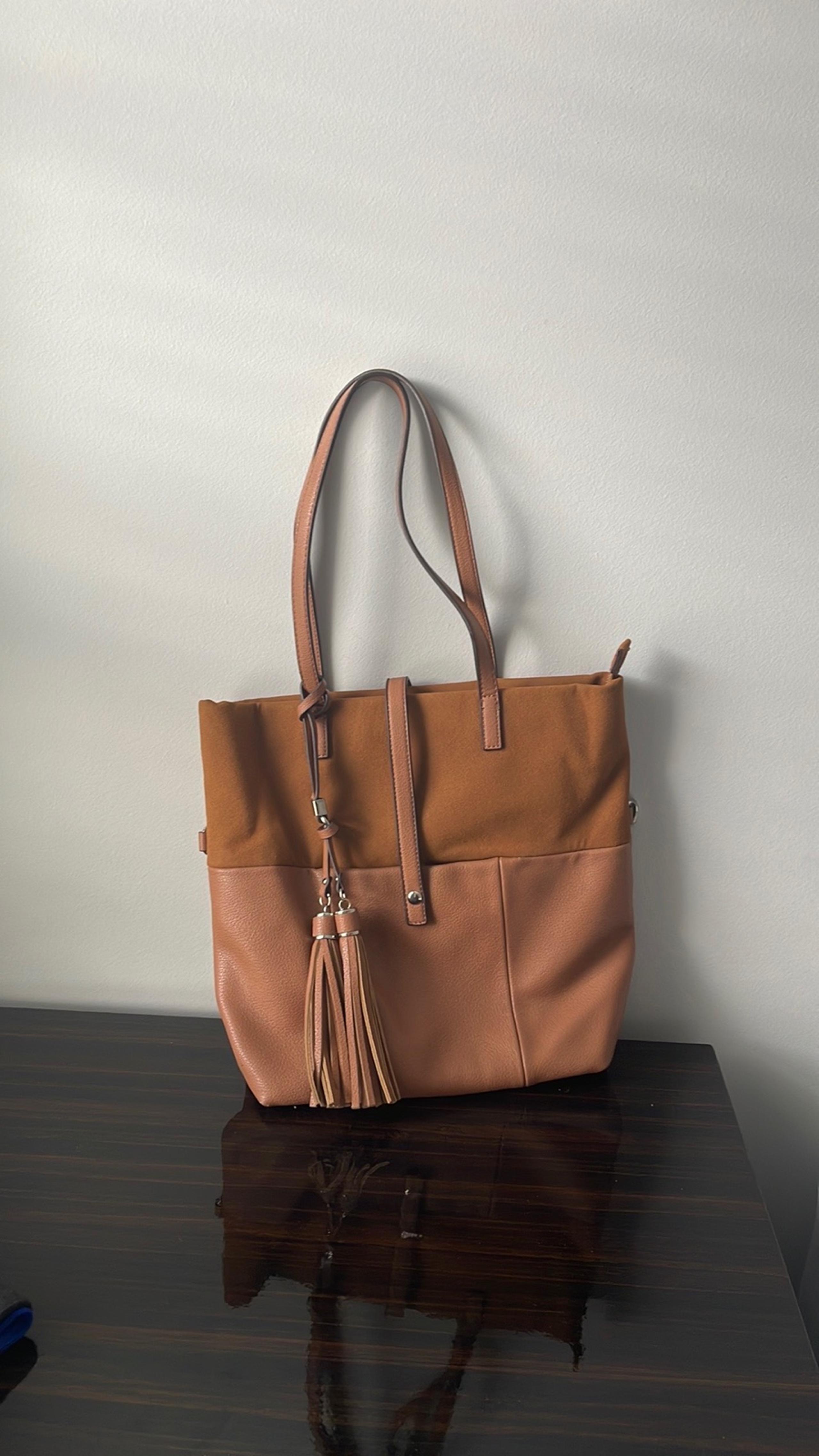 Charming Charlie Tote Bag- Brown