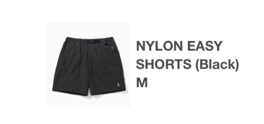 NYLON EASY SHORTS (BLACK) Mサイズ ENNOY