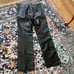 Vintage Margaret Godfrey side zip leather pants straight leg size 4