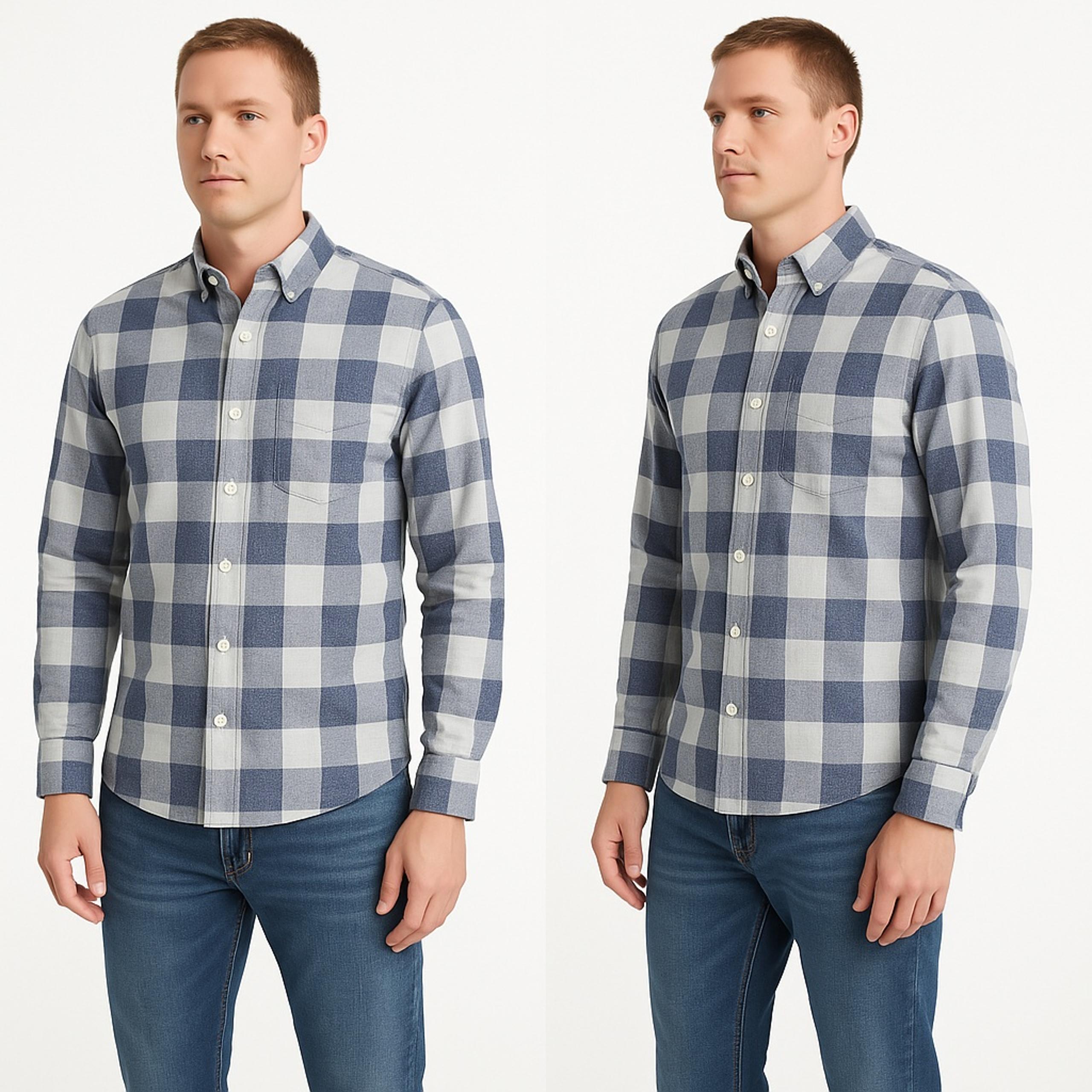 J.Crew Plaid Long Sleeve Button Down Pocket Shirt Mens Size Medium