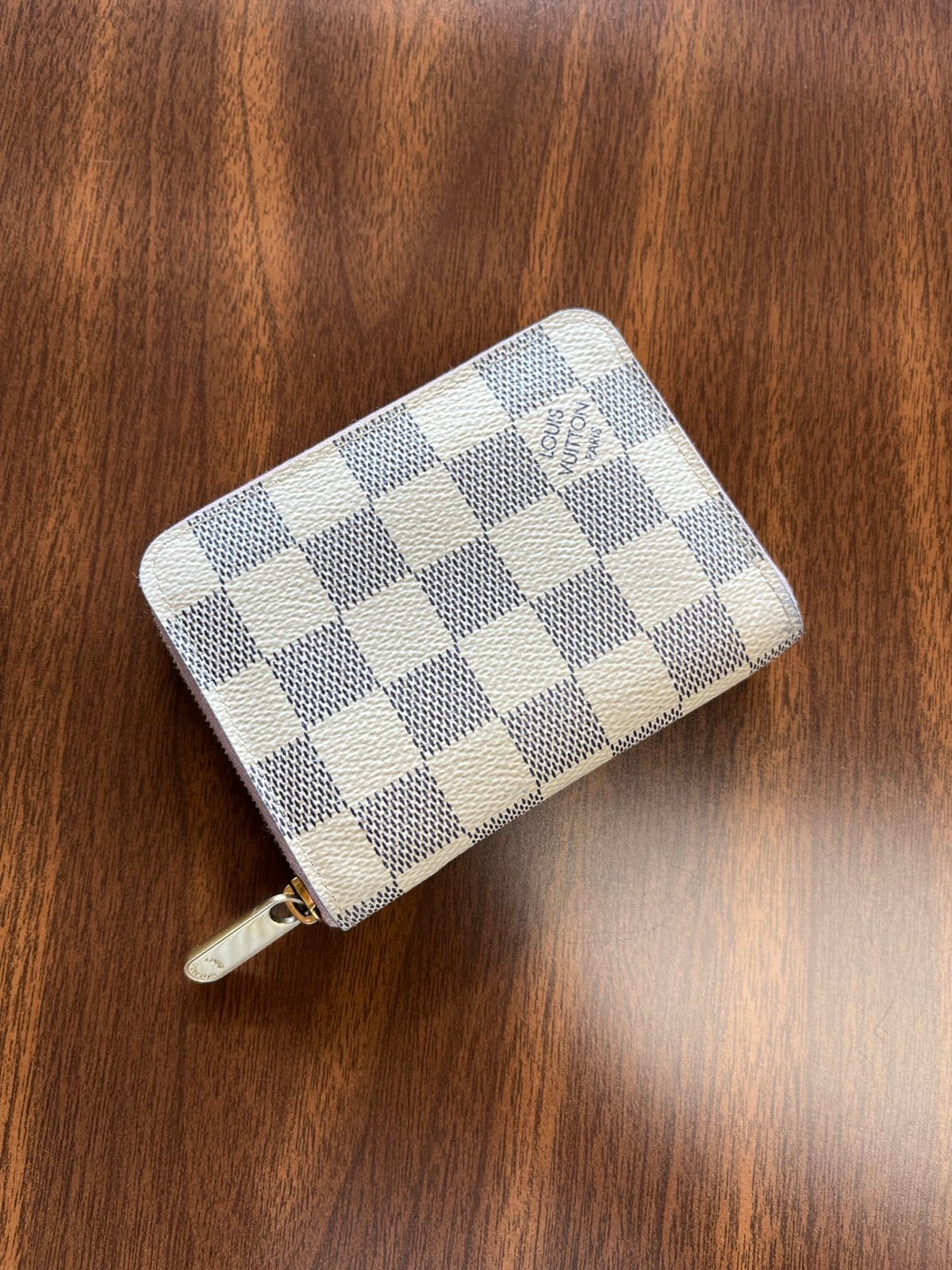 Louis Vuitton Damier Azur zippy coin purse Ballerine