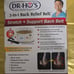 Dr. Ho's 2 in 1 Back Relief Belt