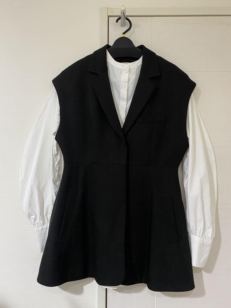 Ameri　PEPLUM JACKET WITH PUFF BLOUSE Ameri（アメリ）の「PEPLUM JACKET WITH PUFF BLOUSE（ベスト