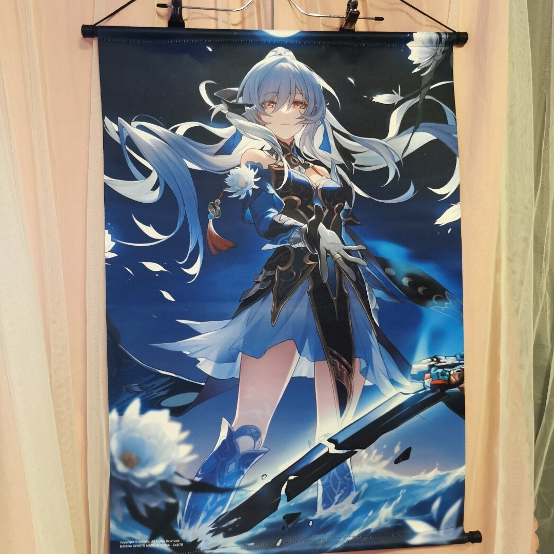Honkai Star Rail Jingliu Tapestry Wall Scroll Anime Manga Cosplay Kawaii Genshin