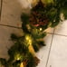14’ Pine Garland with Pinecones & lights