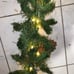 14’ Pine Garland with Pinecones & lights