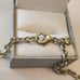 J.Crew smokey faceted Rhinestone necklace grey faux stone