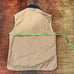 Vintage 80s Columbia Vest Corduroy Collar Zip & Snap Front Mens Medium Fishing