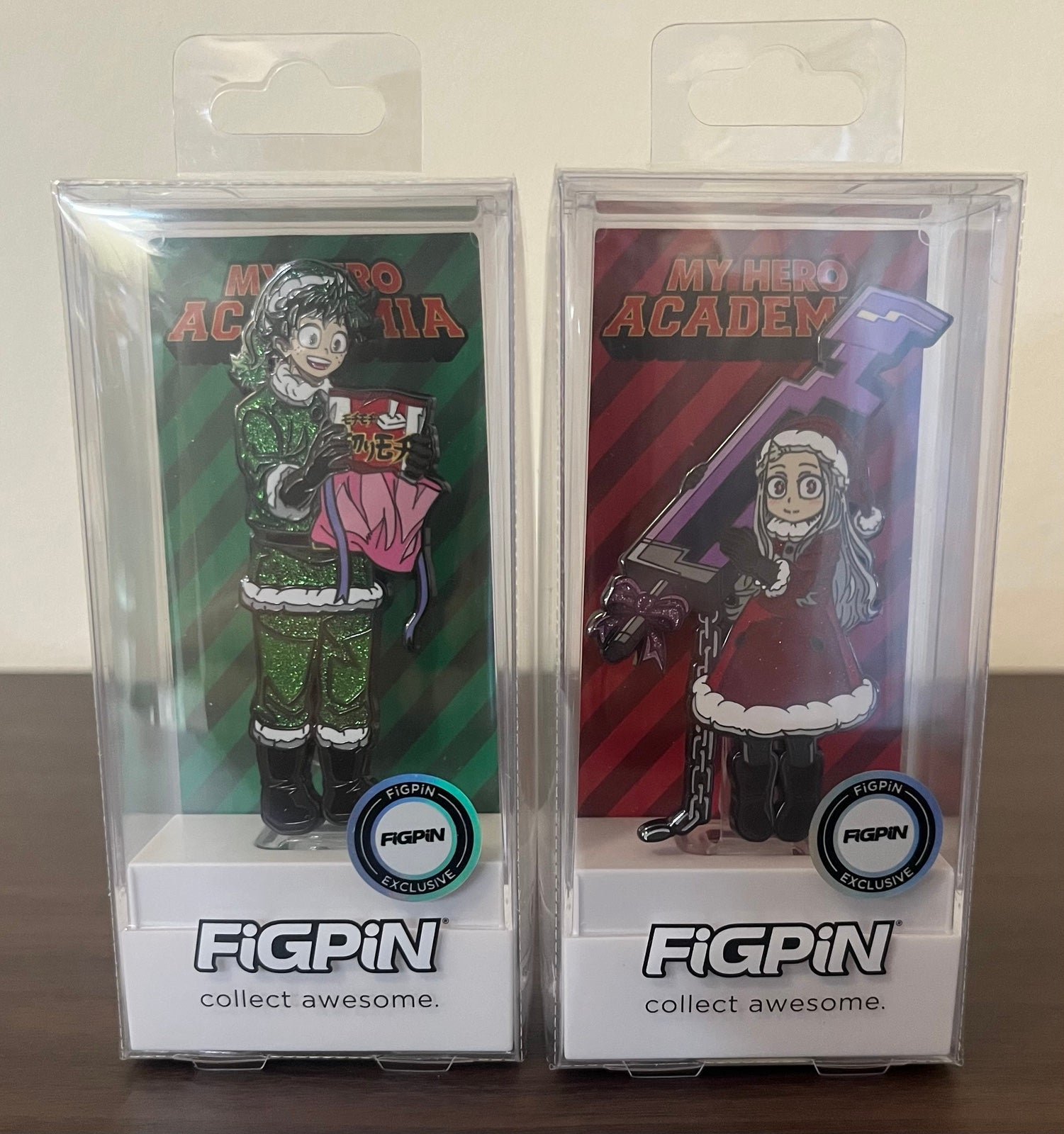 Figpin My Hero Academia Christmas Izuku Midoriya #1508 & Eri #1509 Glitter LE500