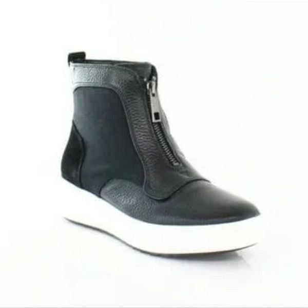 New Naturalizer Tisha Womens Zipper Ankle Booties black hiking sneaker boots 8