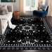 Sun and Moon Rug Boho Celestial Area Rugs for Bedroom Dorm Living Room Bohemian