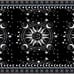Sun and Moon Rug Boho Celestial Area Rugs for Bedroom Dorm Living Room Bohemian