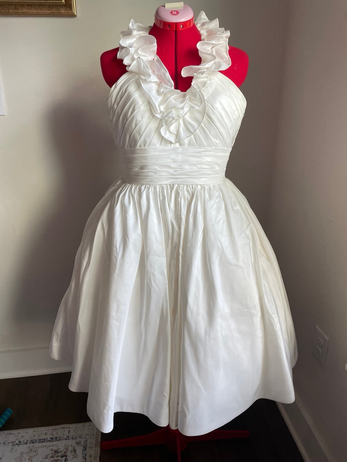 Mari Lee by Madeline Gardner Halter Top Wedding Dress