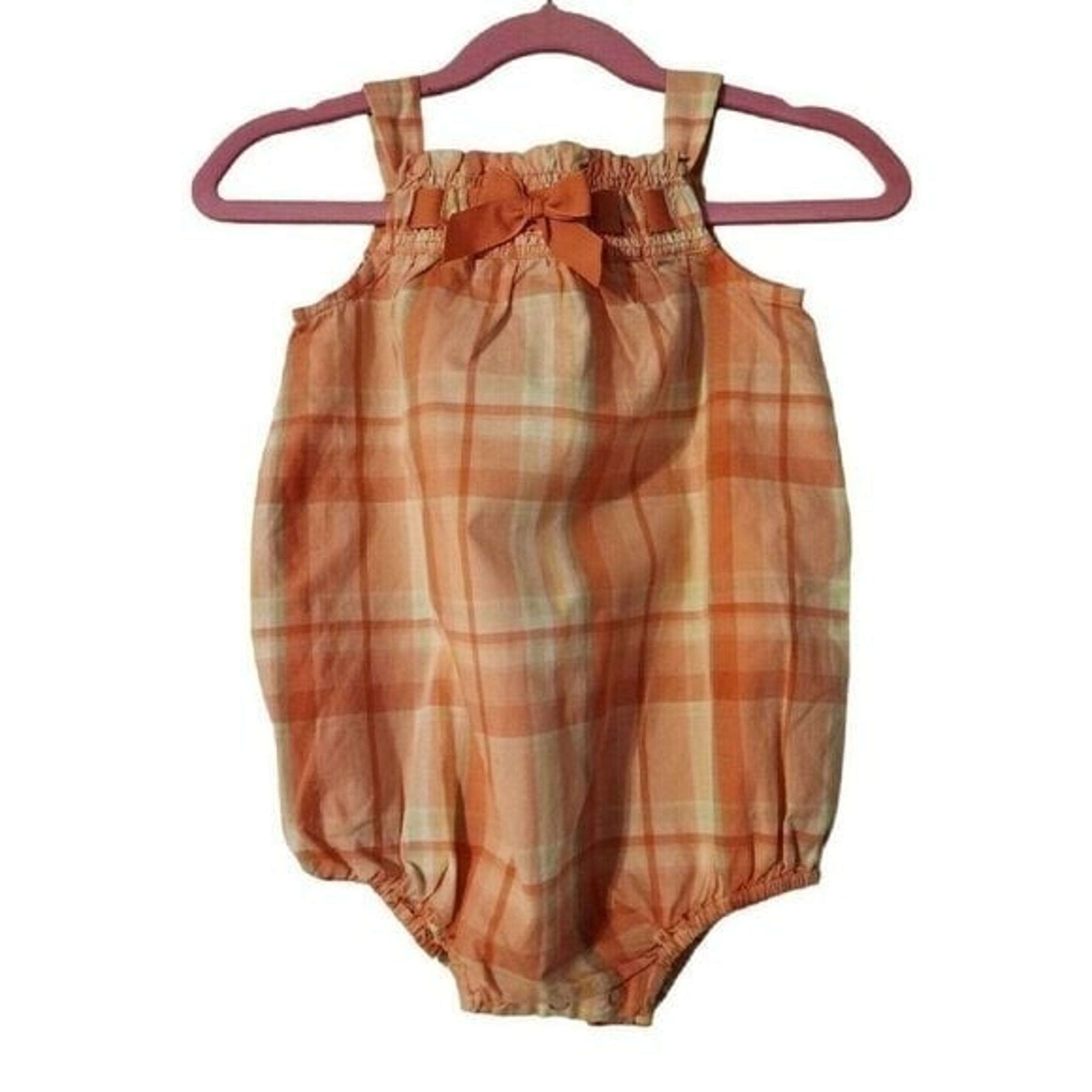 Janie and Jack 18-24 Orange Bubble