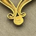 VINTAGE Marked AVON GOLD TONE BROOCH PIN WITH PEARL HEART SHAPE