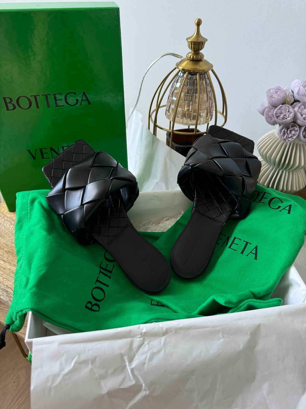Bottega Veneta Lido Slide Sandal