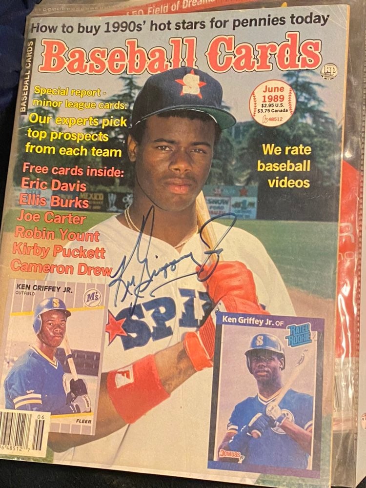 Baseball Cards magazine autographed Ken
