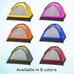 2-Person Camping Tent - Includes Rain Fly and Carrying Bag - Lightweight Compact