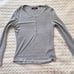 SuperDry Gray Long-Sleeve Henley