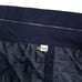 90s NORTH END Leather Sleeve Stadium Jacket L Navy Wool