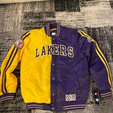 New Men’s Tommy Hilfiger x NBA LA Lakers Bomber Varsity Jacket Medium