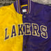 New Men’s Tommy Hilfiger x NBA LA Lakers Bomber Varsity Jacket Medium