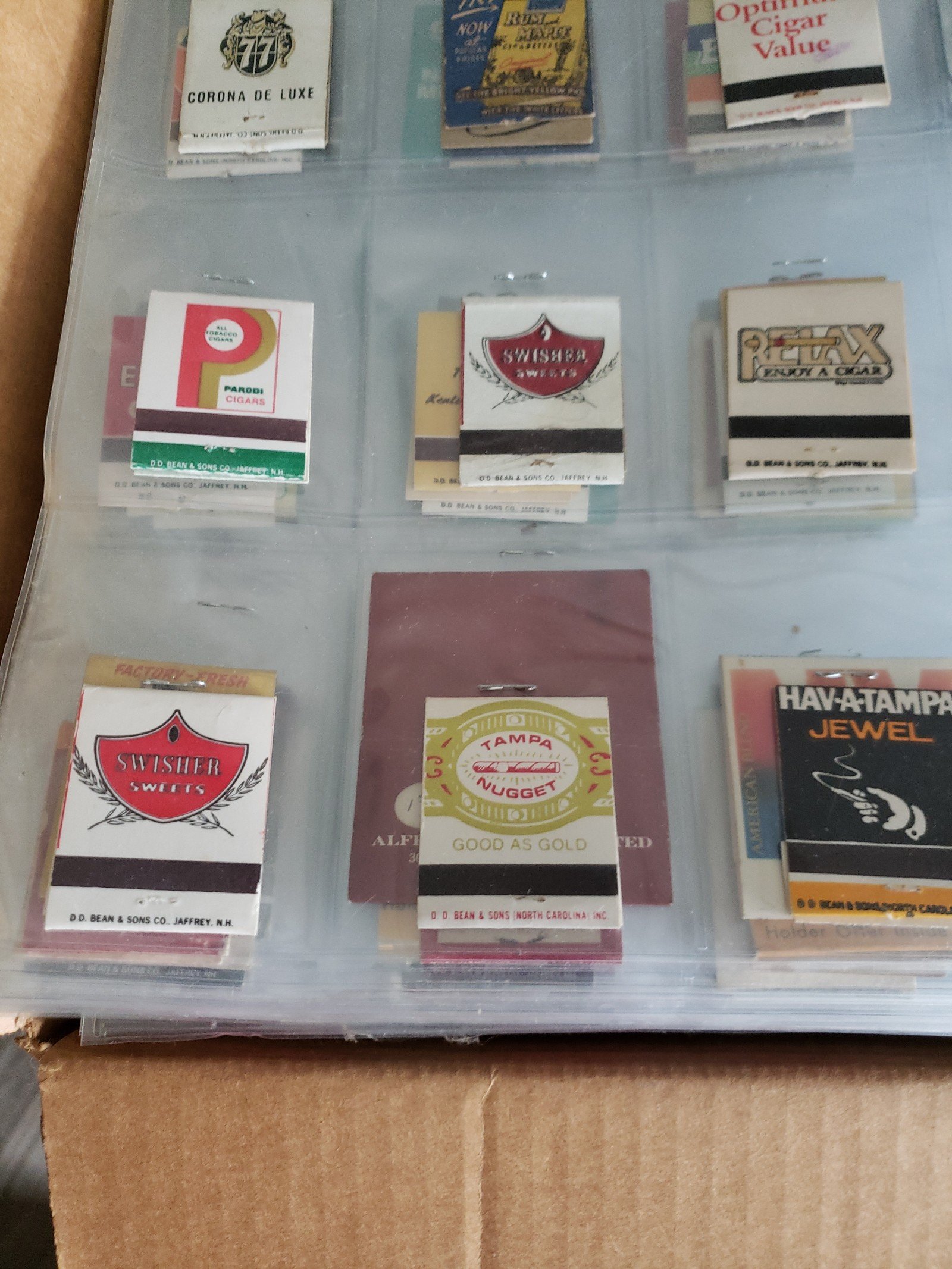 Vintage matchbooks