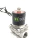 3/4 Stainless Steel Electric Solenoid Valve 24V DC N.C. Air Water Oil VITON