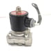 3/4 Stainless Steel Electric Solenoid Valve 24V DC N.C. Air Water Oil VITON