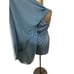 Michael Costello Revolve Blue Satin Colette Caped Mini Dress size XS