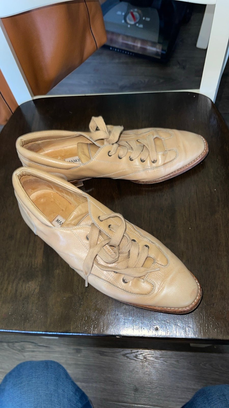 manolo blahnik Oxford shoes