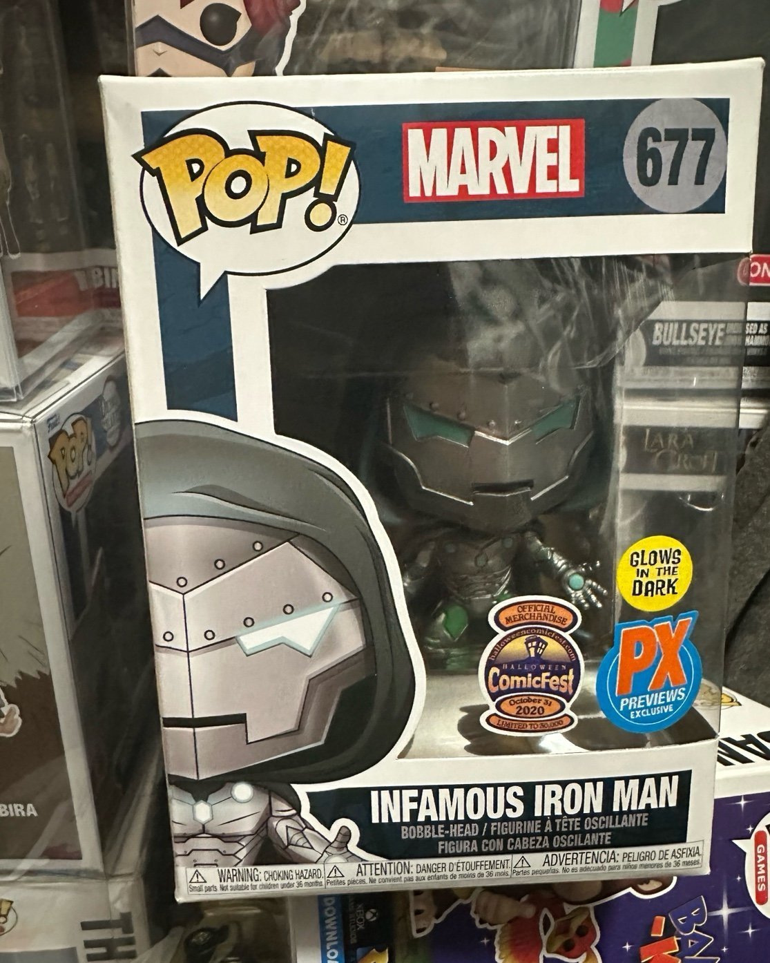 infamous iron man Funko pop 677