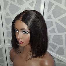 Silky straight bob