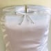 Davids Bridal Wedding Dress Size 8/10 Sequin Bow Button Back White Sleeveless