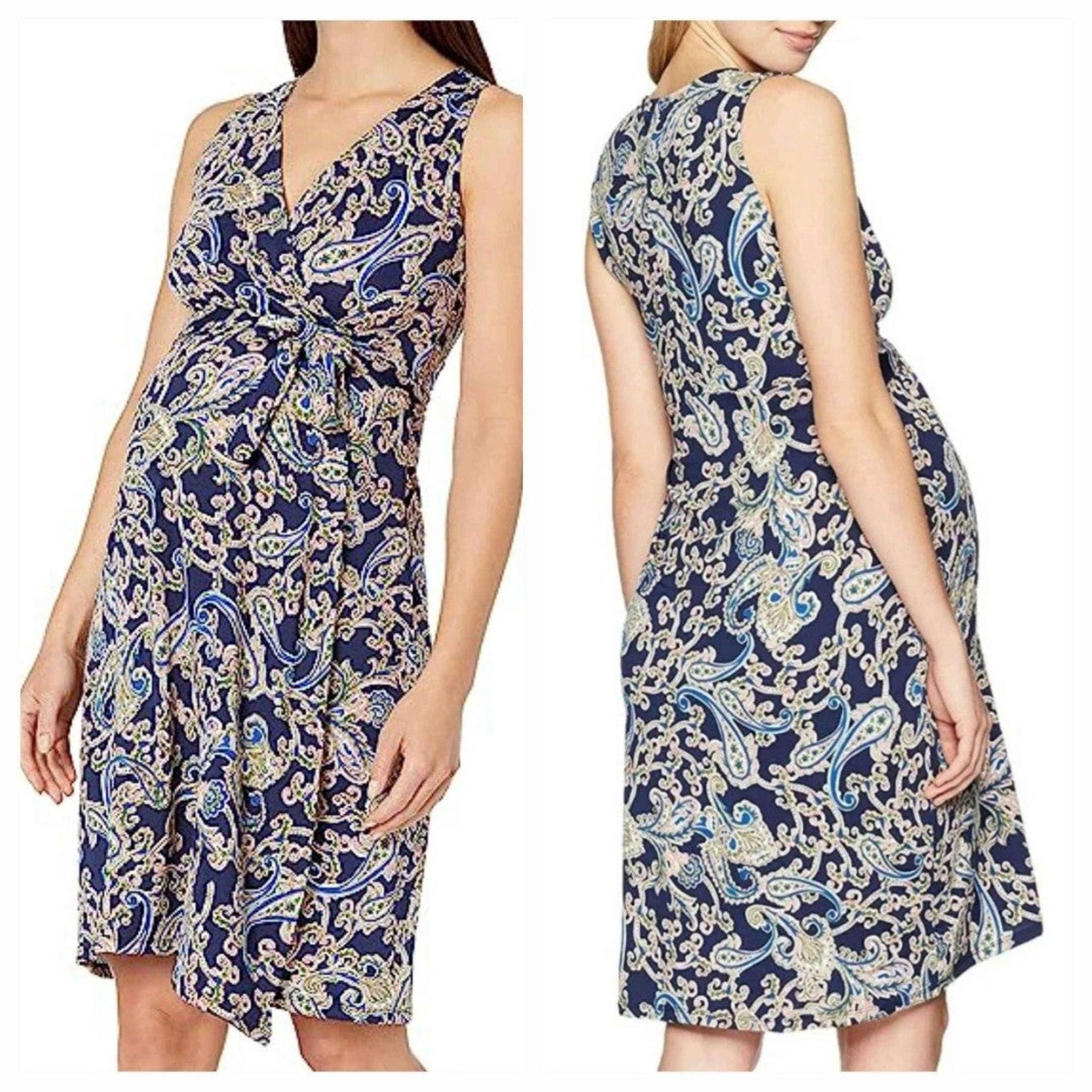 Everly Grey | Maternity & Nursing Faux Wrap Dress Women's Size Medium