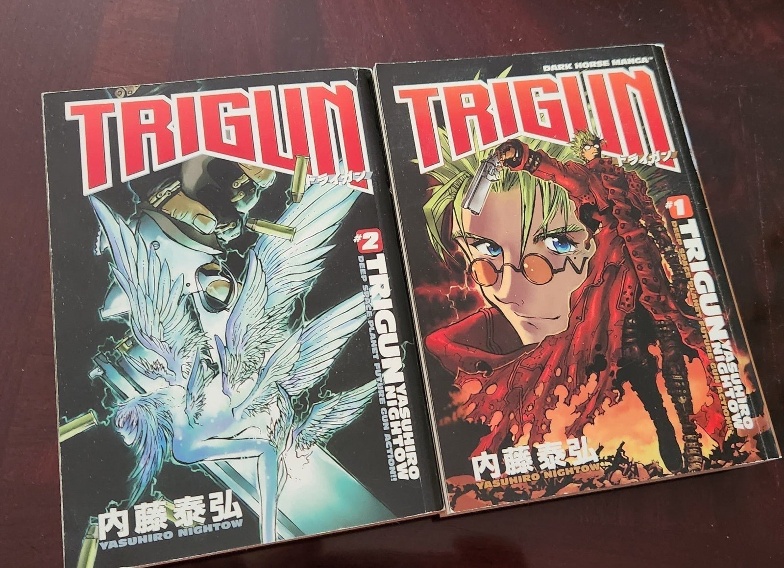 Trigun Vol 1 and 2. Dark Horse Comics