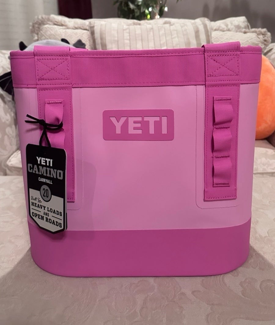 Limited Edition Yeti Camino 20 Carryall Tote Bag Power Pink Color