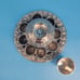 Kershi Silver Plated Kiddush Fountain - Grape Design
