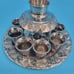 Kershi Silver Plated Kiddush Fountain - Grape Design
