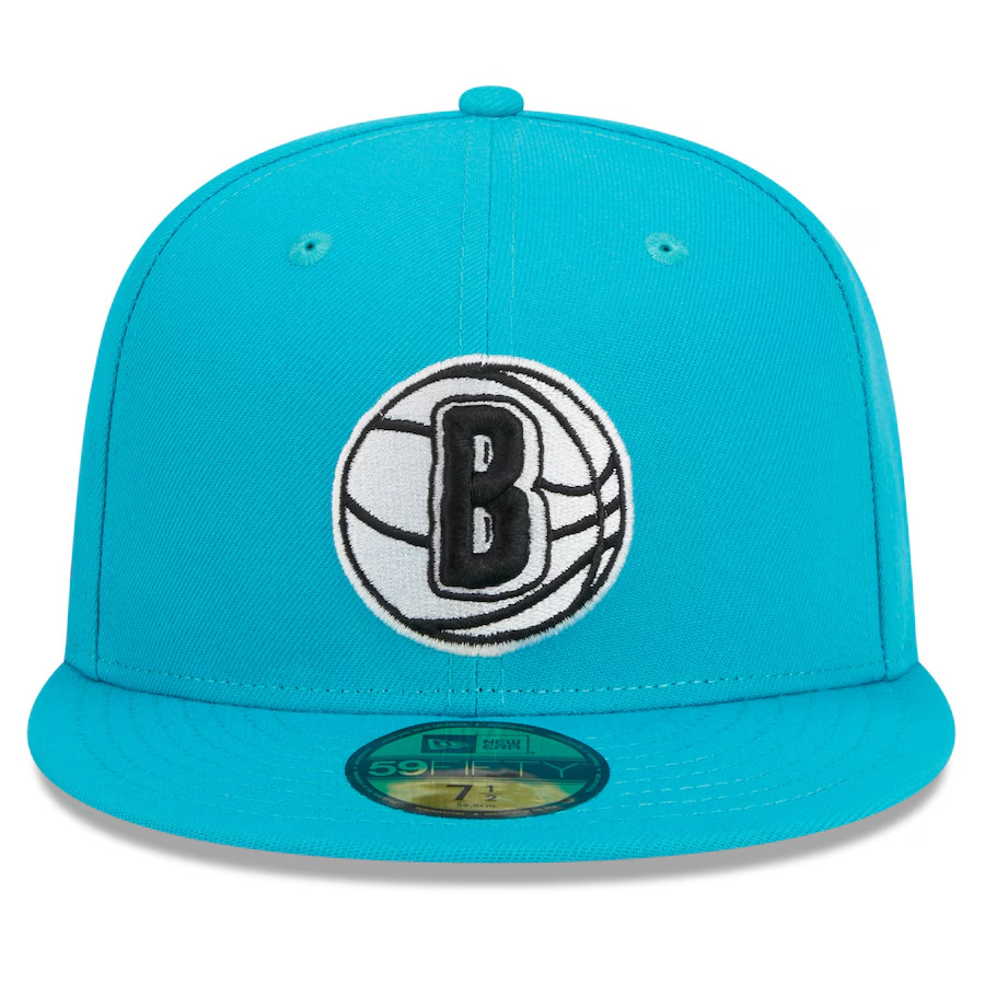 New Era 59Fifty Brooklyn Nets Hat Cap 7 3/8 2023 City Edition NBA Basketball