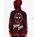Hot Topic Friday The 13th Tie-Dye Hoodie Red/Black NWOT Medium Halloween