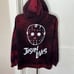Hot Topic Friday The 13th Tie-Dye Hoodie Red/Black NWOT Medium Halloween
