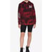 Hot Topic Friday The 13th Tie-Dye Hoodie Red/Black NWOT Medium Halloween