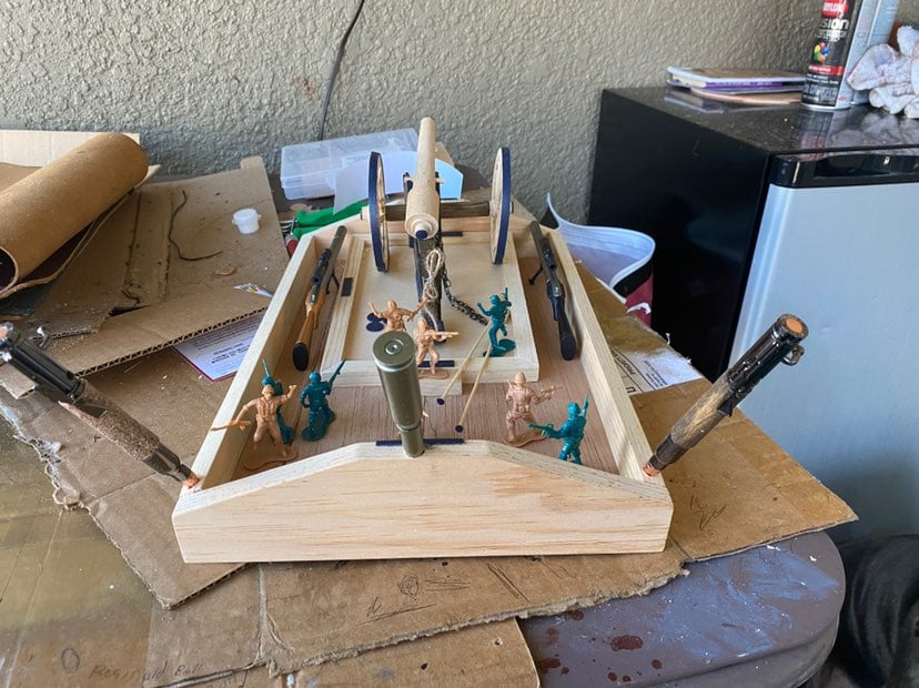 Hand crafted world war2 stationary set