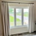 100% Blackout Natural Linen Curtains, 63 Inches Linen Textured 2 Panels