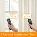 100% Blackout Natural Linen Curtains, 63 Inches Linen Textured 2 Panels