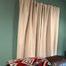 100% Blackout Natural Linen Curtains, 63 Inches Linen Textured 2 Panels